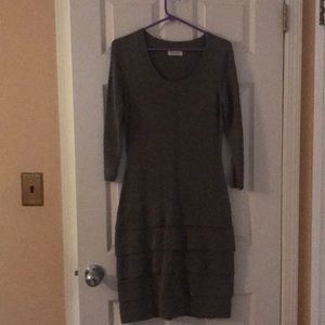 Calvin Klein sweater dress- gray